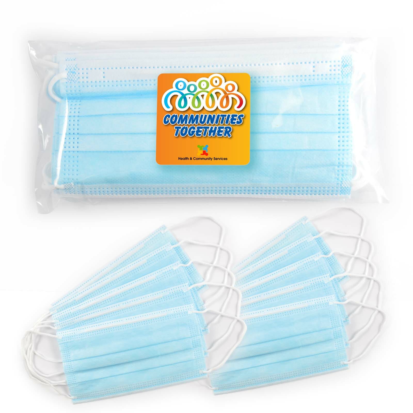10 Pack - Disposable Face Masks - Image 6